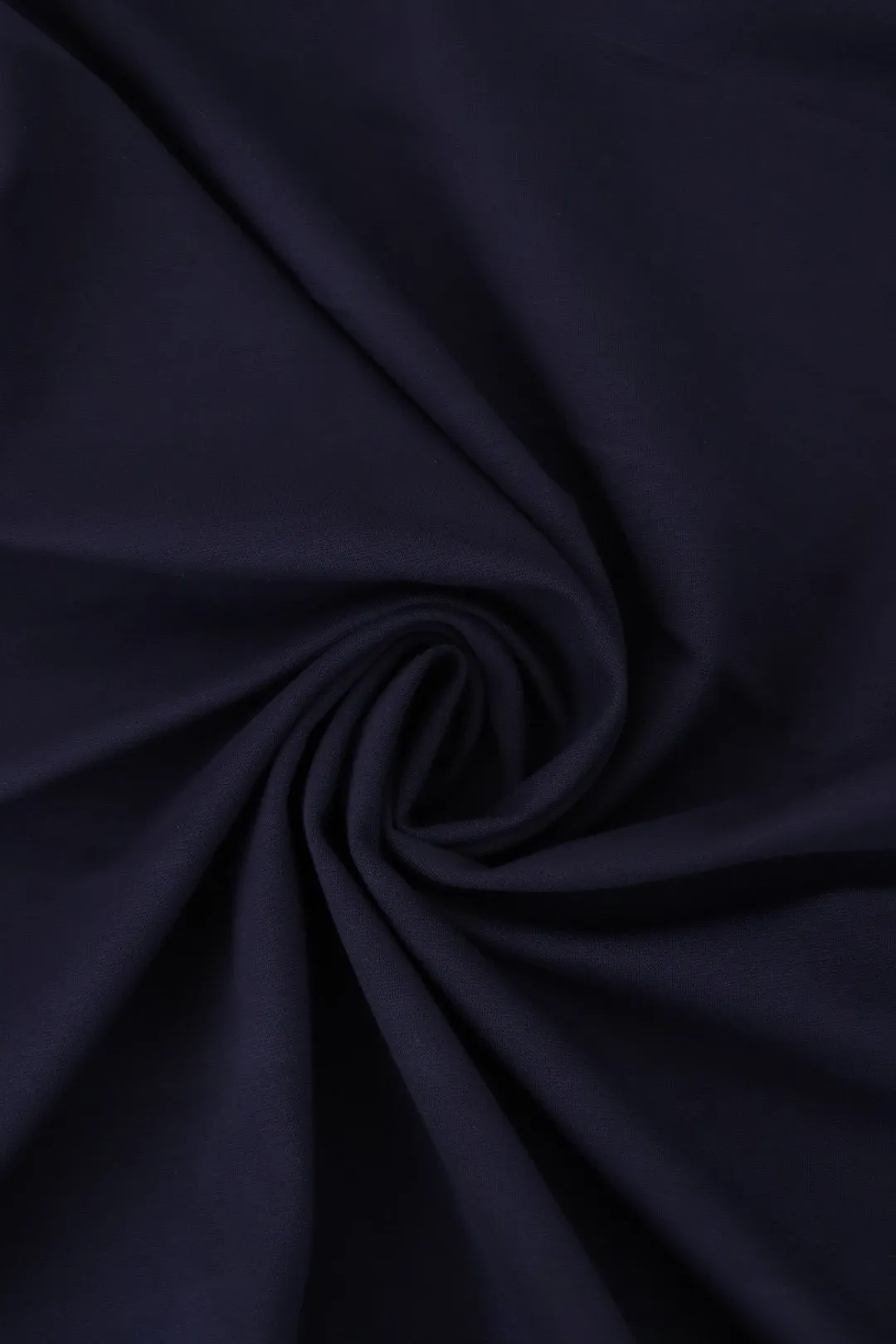 3YD 21IN REMNANT; Classic Navy Viscose Nylon Ponte