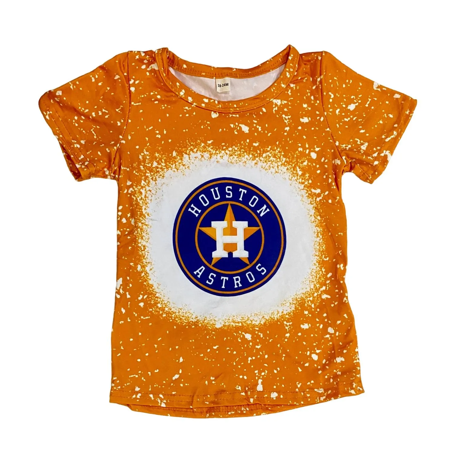 Aier Wholesale - Girl's Astros Tee and Bell Bottom Set
