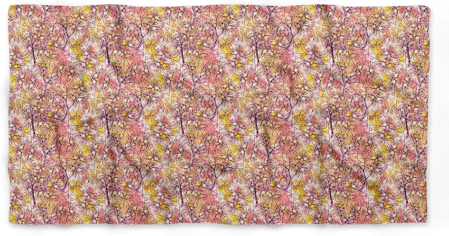 Bimba Printed Pure Silk Scarf For Hair Neck Head Bandanas For Women