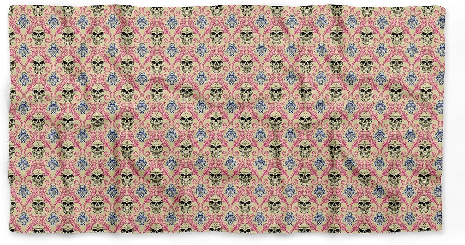 Bimba Printed Pure Silk Scarf Neck Wrap Summer Hair Bandanas For Women