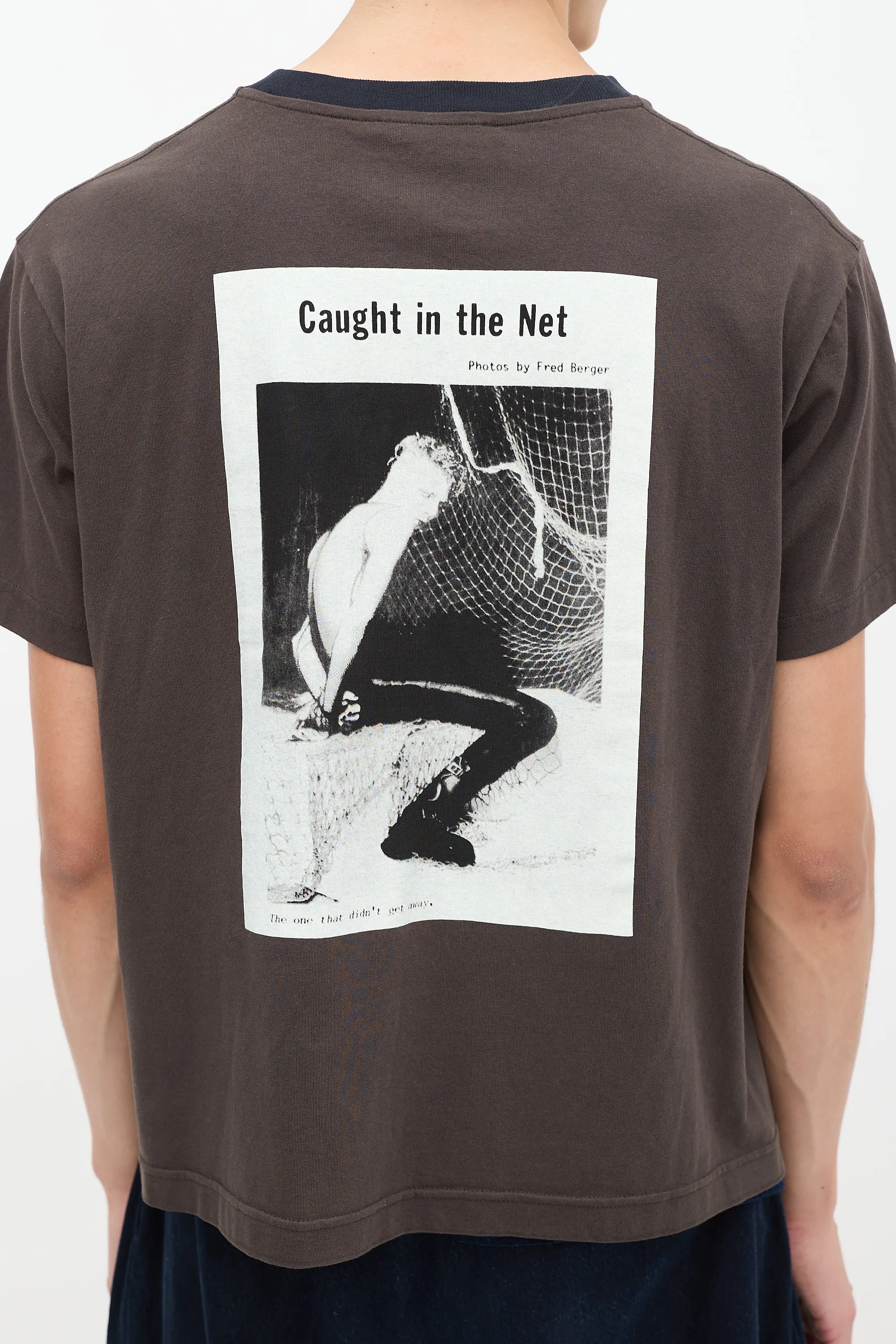 Brown & Multicolour Propaganda Graphic T-Shirt