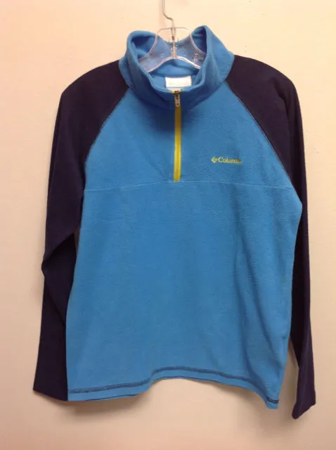 Columbia Size 10 Blue Fleece Big Boys Sweaters & Vests