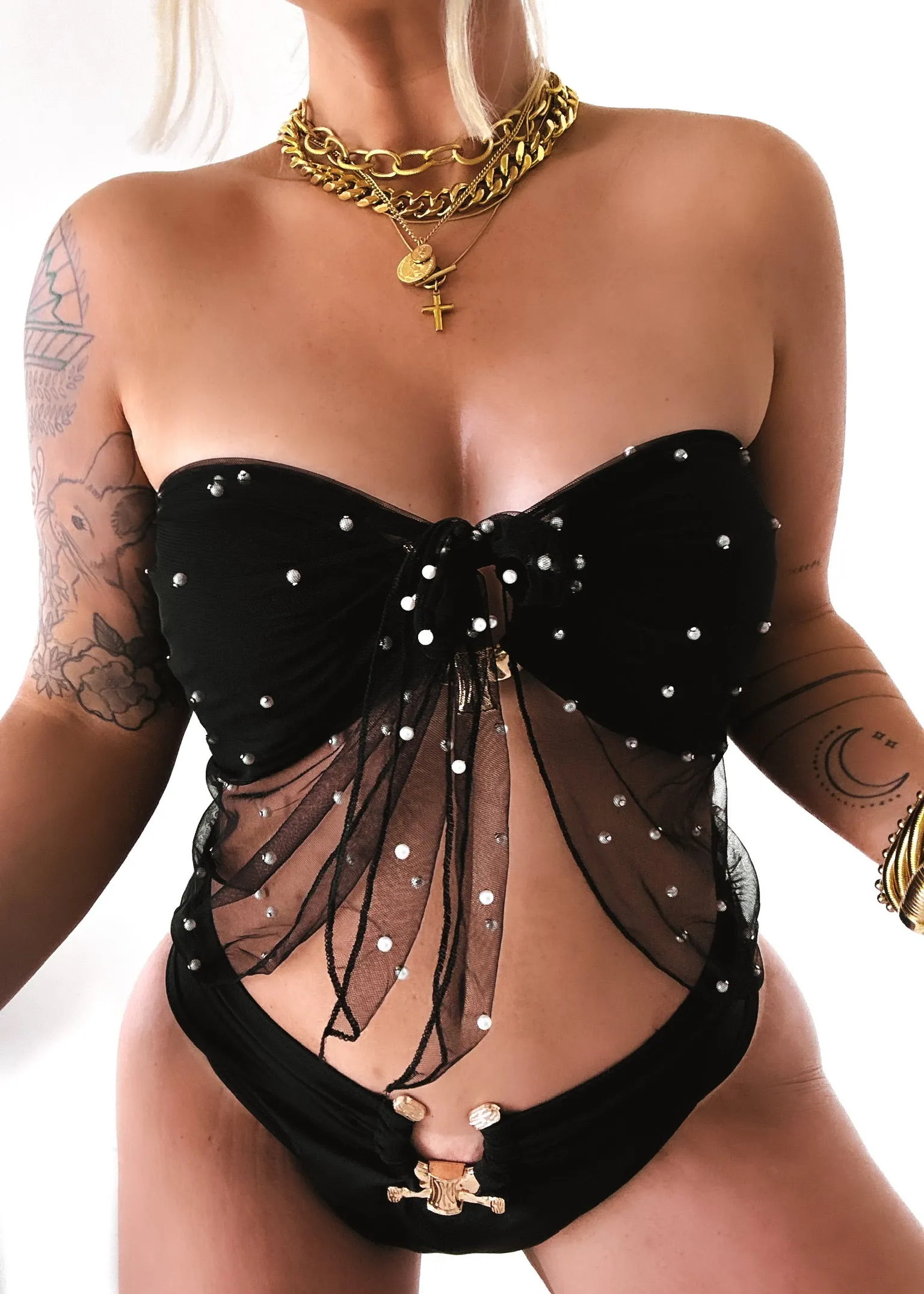 FINAL SALE: CLEAR WATERS SHEER COVER UP