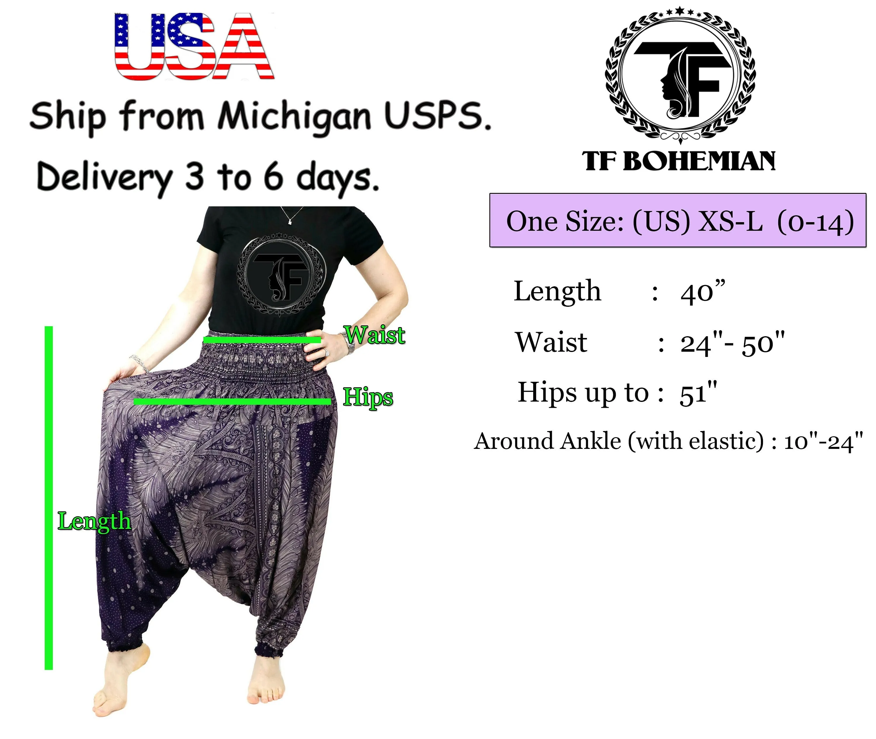 Harem Pants Yoga Pants Hippie Clothes Drop Crotch Peacock Floral Design Gypsy Pants Genie Jumpsuits Rompers PH04 Red