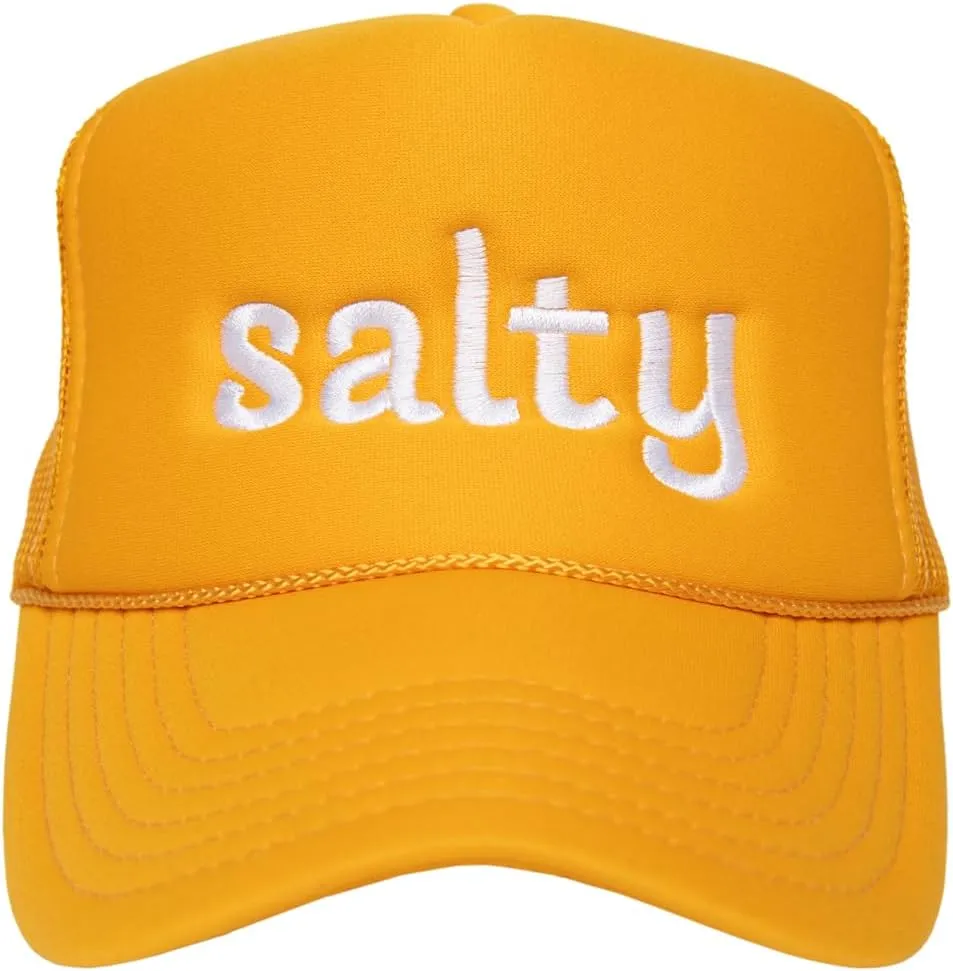 KATYDID Salty Foam Trucker Hat - Adjustable Trucker Hat with Mesh Netting - Fully Embroidered Trucker Hat for Women