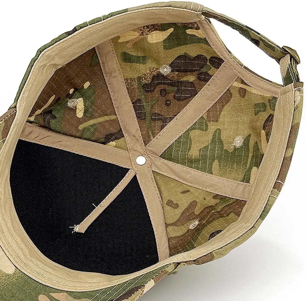Mens Camo Baseball Hats with American Flag Buckle Womens USA Cap US Military Ball Hat