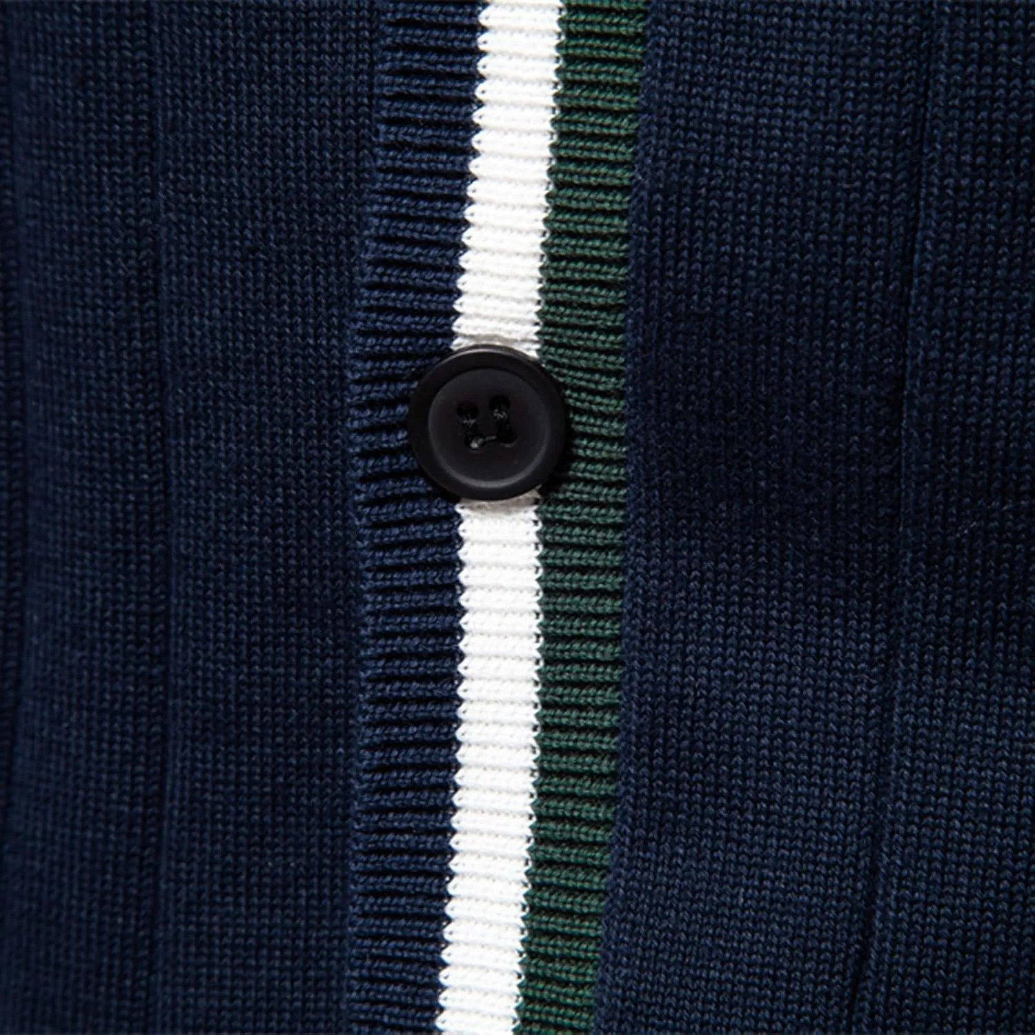 Men's Knit Cardigan Sweater V Neck Button Down Contrasting Colors Casual Long Sleeve Sweaters