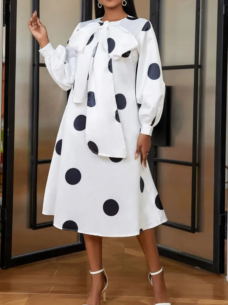 Polka Dot Bow Dress