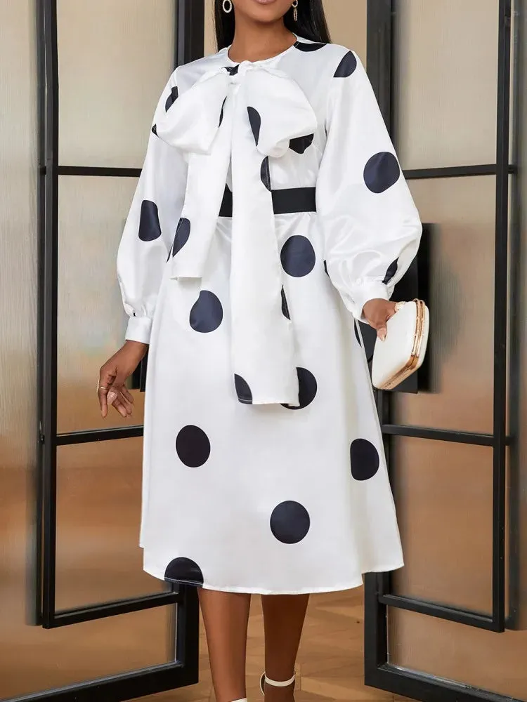 Polka Dot Bow Dress