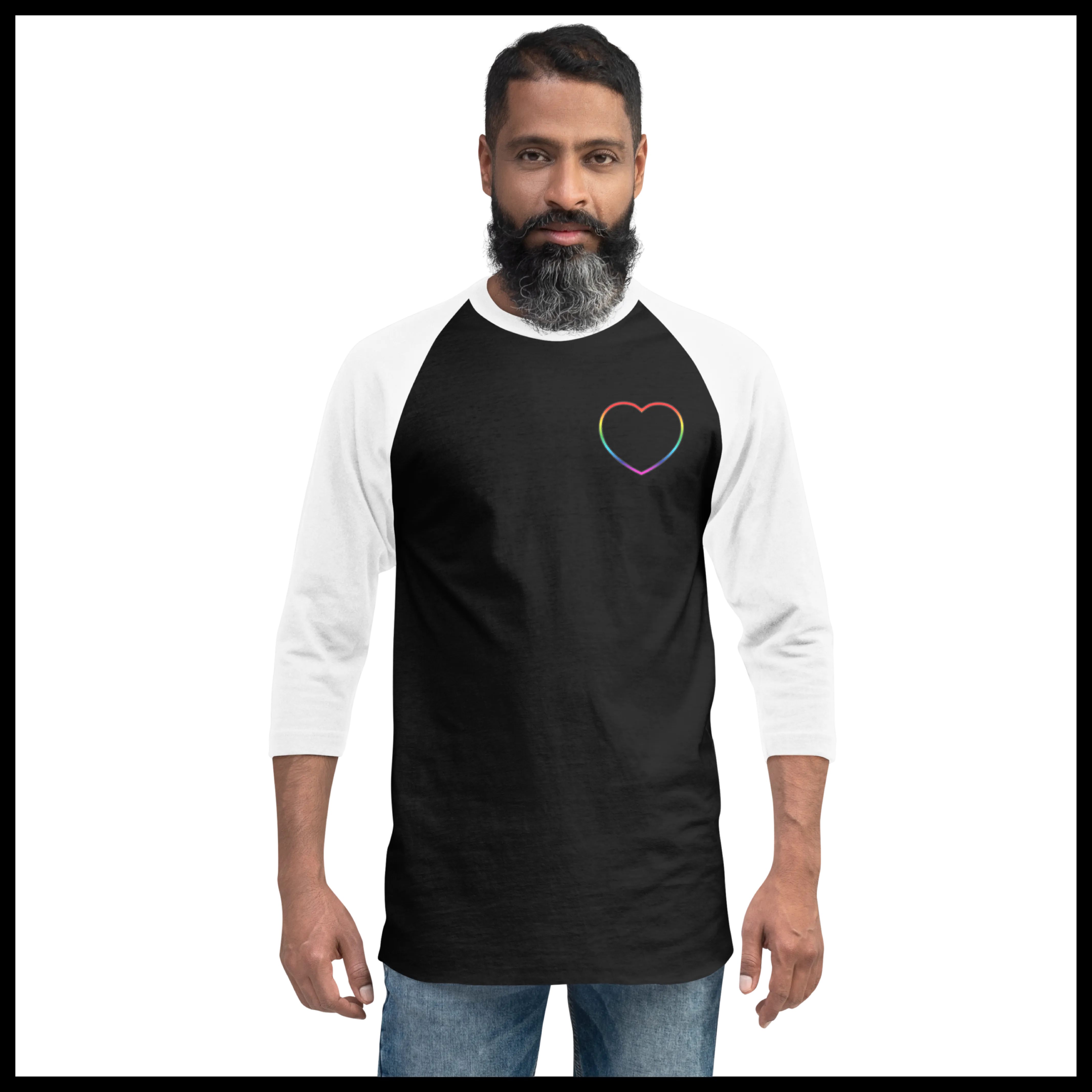 Pridees Heart 3/4 Tee