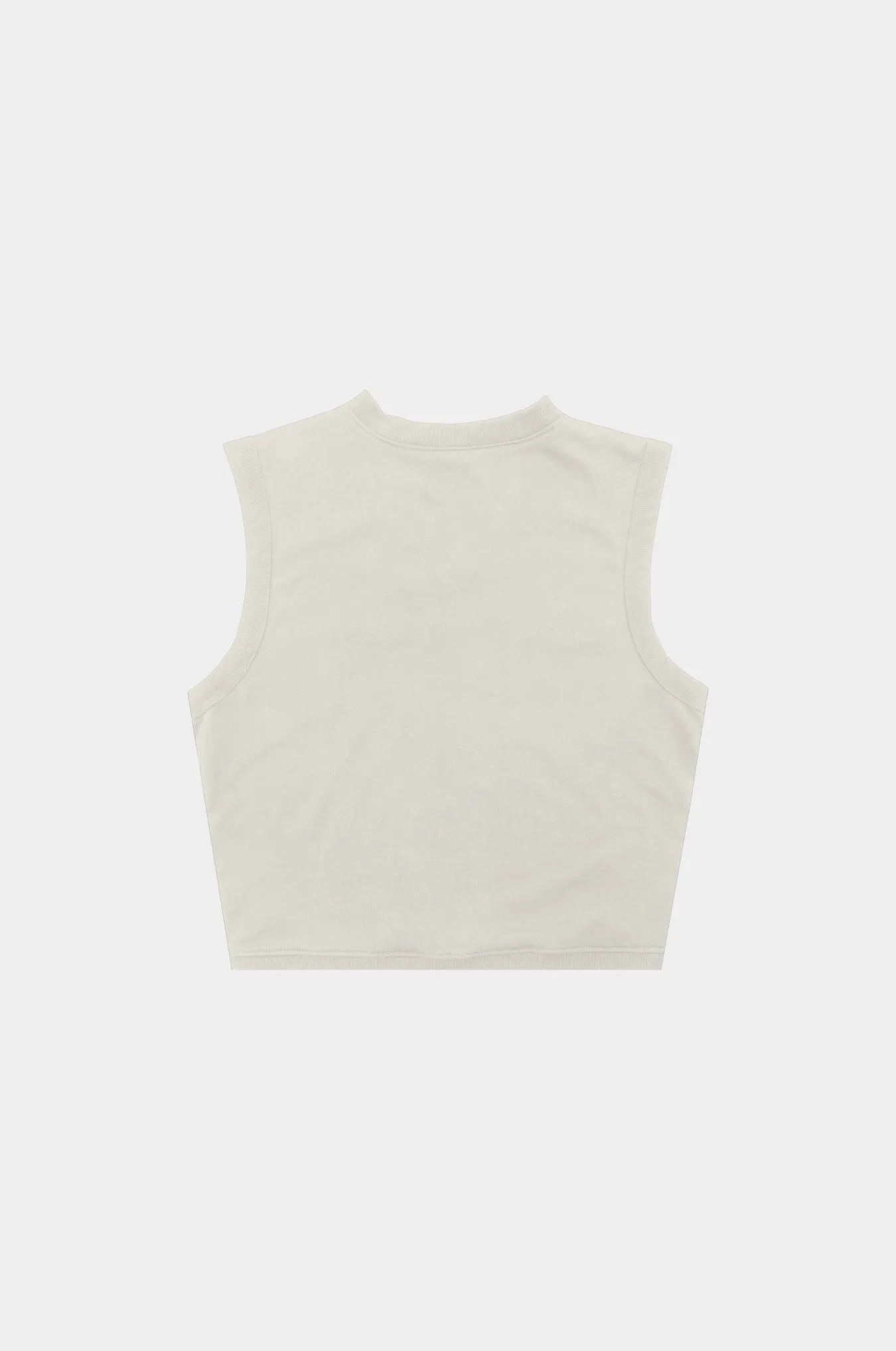 SKOOP® Brushed Fleece Vest Bone White
